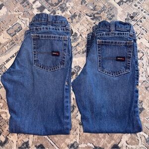 Lot of 2 Ariat FR Jeans 30X30 Low Rise M4 Boot Cut HRC 2 Flame Resistant
